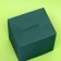 Box under a mug, without a window, emerald 12 x 9.5 x 12 cm