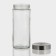 Glass Bank for bulk products with a premium metal cover, 700 ml, 20 × 8 cm