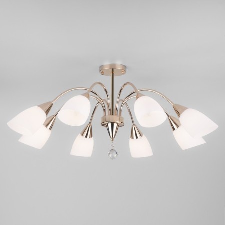 Ellene chandelier, 8x40W E27, color gold