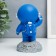 Souvenir Polystone "Astronaut on the Moon" bright blue 11.5x6.5x6.5 cm
