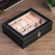 The casket to the leatherette to the clock 6 departments and the jewelry 
