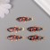 Decor for creativity Metal, enamel "Colored fish" 3.5x1.5 cm