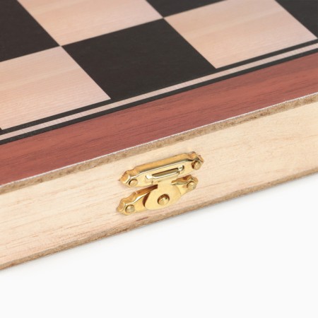 Labart backgammon, wooden board 34 x 34 cm, with a field for playing checkers-4