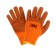 Garden, nylon gloves, with double latex impregnation, insulated, size 10, mix, Greengo