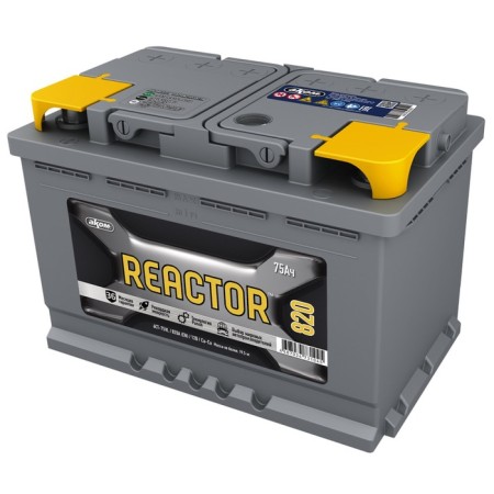 The battery Reactor 75 a/h - 6 tbsps, reverse polarity