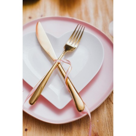 A satin ribbon "Golden threads", 6 mm × 23 ± 1 m, pink color # 004-1
