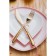 A satin ribbon "Golden threads", 6 mm × 23 ± 1 m, pink color # 004