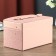 Casket to the leatherette for decorations chest "Pink" combined 13x15x21.5 cm