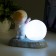 Spinker "Cool Cosmonaut" LED 2W RGB from 3xlr44 batteries with white-gold 11x6x11 cm Risalux