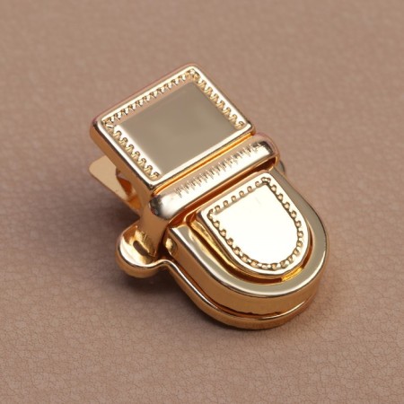 Bag Fraille, 2.5 × 3.1 cm, gold color-1