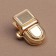 Bag Fraille, 2.5 × 3.1 cm, gold color