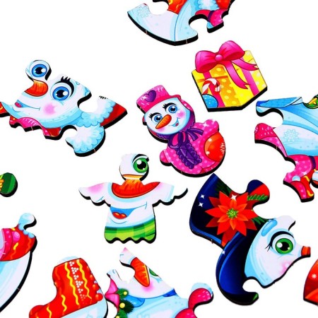 Puzzle "Snowmen"-2