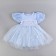 Carnival set "Stylish Princess": rim, blue dress, height 104-110 cm