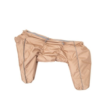 Winter overalls for dogs (bitch), size 45-2 (DS 45, OG 75, Osh 54), beige-1