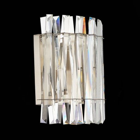 Sconces st. SL1170.101.02. Fabio. 2x40 watts, E14, 25x30 cm, Nickel color-4