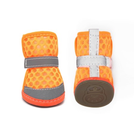 Cross shoes, set 4 pcs, 1 size (4 x 3 cm), orange-2