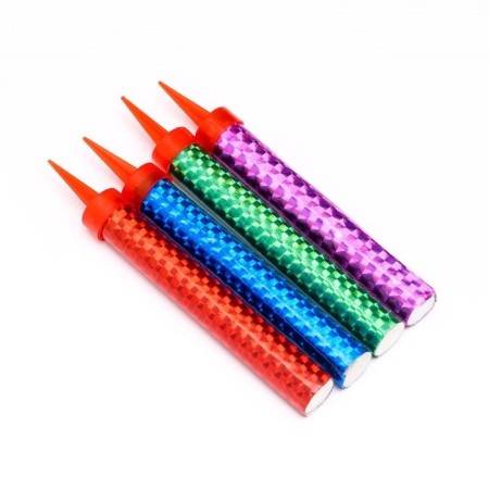 Candles Fountains for the Cake "Rainbow Sparks" 10 cm, 30 seconds, color flame, 4 pcs-5