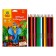 Pencils 18 colors of multi-bullets, "raccoon in India", colored
