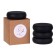 A set of massage stones from basalt, 4 pcs, 6 cm