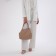 Women's bag with lightning, beige color