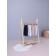 Sliders on a wide Rant Base elastic band, seams outward, height 56 ​​cm, dark blue color