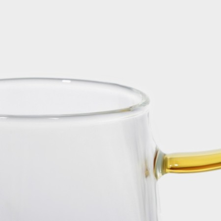 Glass mug Magistro "Ice", 320 ml, 11 × 9 × 9.5 cm-2