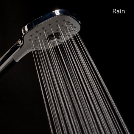 Shower watering can Iddis sena sen3f00i18, 3 modes, button, 112 mm, chrome/white-7