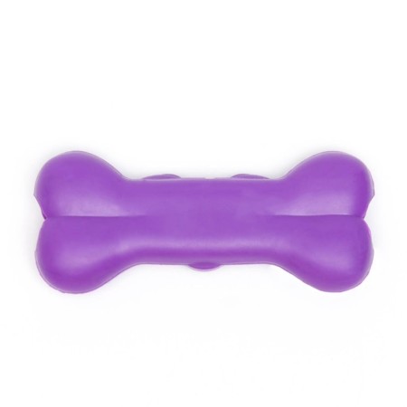 Chewing toy "bone with a smile", tpr, 9 cm, purple-2
