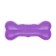 Chewing toy "bone with a smile", tpr, 9 cm, purple