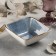 Poramic square “sapphire”, 770 ml, 14 × 6 cm, blue color, blue