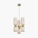 Suspension lamp Maytoni Mod302PL-06CG, E14, 6x40 W, 340x340x770 mm, gold