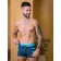 Male bathing panties Alohamare, size 50, gray color, turquoise