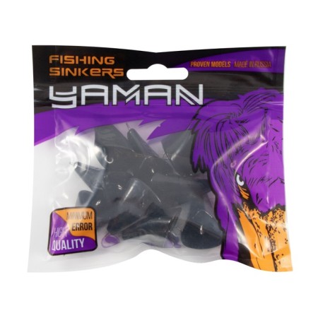 Cargo bullet-excentric stained collapsible Yaman 10 pcs., 40 g, black-4
