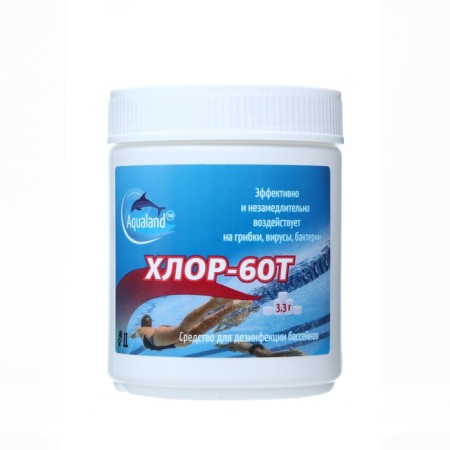 Aqualand disinfectant chlorine, tablets, 50 pcs. x 3.3 g