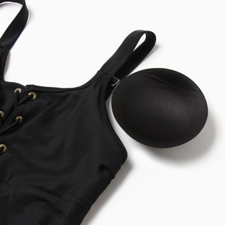 Swimsuit Assed female minku Black color, size 44-6