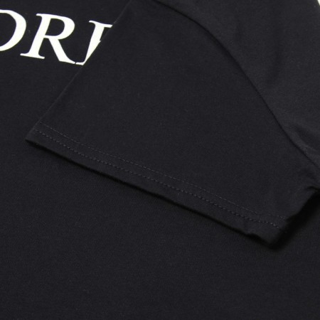 Female home set (T -shirt/shorts), black/milk color, size 46-7