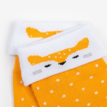 Children's socks with a gate crumb I am a “fox”, size 10-12 cm-2