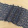 Lace elastic fabric, 190 mm × 2.7 ± 0.5 m, blue color