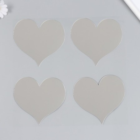 Interior mirror sticker "hearts" 38x31 cm-1