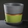 Flower pot "Louvre" green cone No. 3, 2.2l