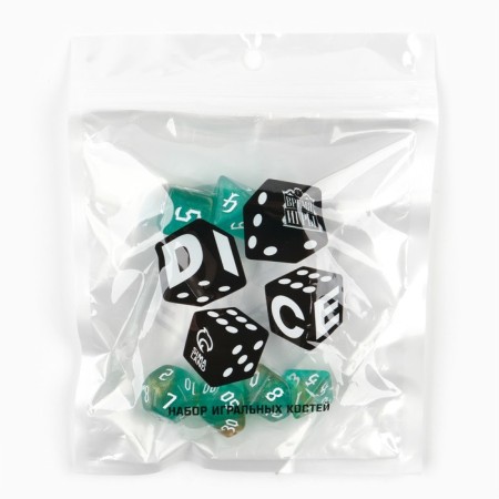 Cubes set for D&D (Dungeons and Dragons, DND) "Game time", Series: D&D, 7 pcs-2