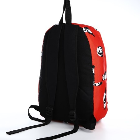 A backpack with a zipper, the color is red-1