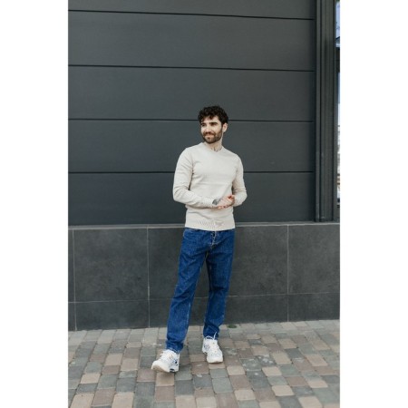 Jumper male ise, size 58, beige color-6