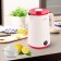 Electric ketter KitFort KT-6197-1, plastic, Metal flask, 1.5 l, 1500 watts, white-red