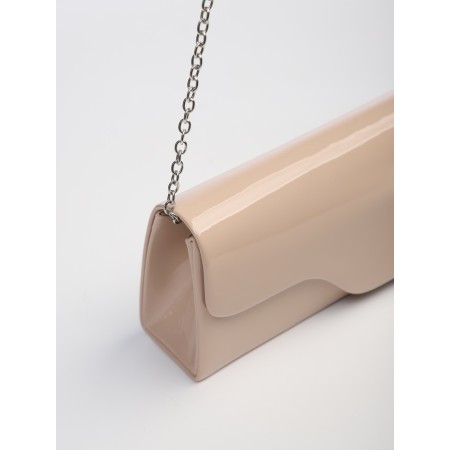 Female bag on a magnet, beige color-2