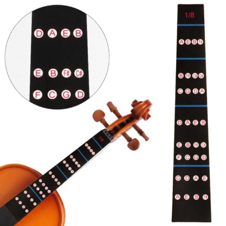 Training sticker with notes on the vulture of the violin 1/8