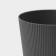 Flower pot with a pallet, 15.5 × 16.5 cm, gray color