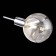 Ceiling EVOLUCE lamp. Sle155102-06. Gentore. 6x60 watts, E14, 65x65x35.5 cm, chromium color