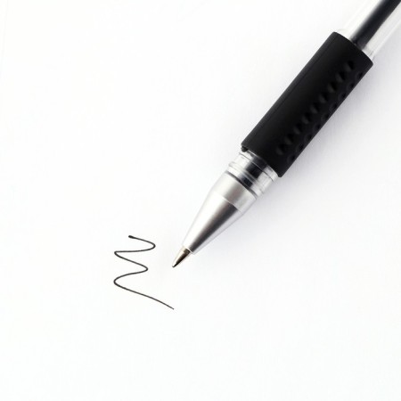 A set of pens 2 pcs gel, black paste 0.7 mm for the exam "artfox"-1