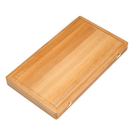 Wooden backgammon, large, board game "Athena", from the Buka array, 58.5 x 58 cm-2